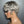 Perruque de cheveux humains sans colle coupe Pixie gris cendré avec frange