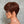 Perruque de cheveux humains coupe Pixie brune avec frange