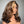 Perruque Lace Front Wig 13x4 ondulée à reflets blonds avec couches brun foncé