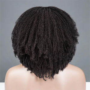 Afro demi perruque sans colle